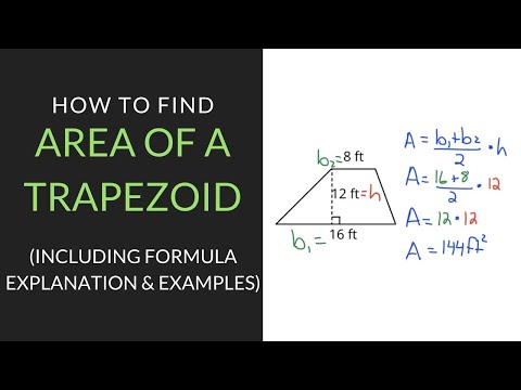How to find Area of a Trapezoid | 6th Grade | Mathcation.com