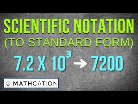 How to Go from Scientific Notation to Standard Form (Step by Step) | 8th Grade
