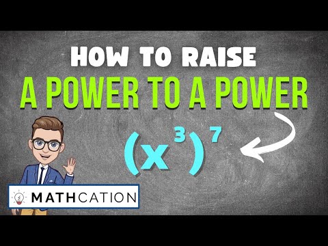 Raising a Power to a Power Rule for Exponents (Avoid this common mistake)