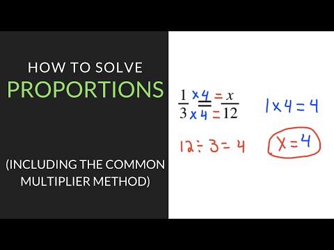 How to Solve Proportions | 6th Grade | Mathcation.com