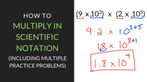 How to Multiply Scientific Notation
