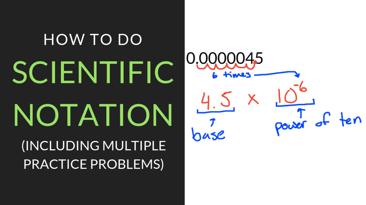 how to use scientific notation to solve problems