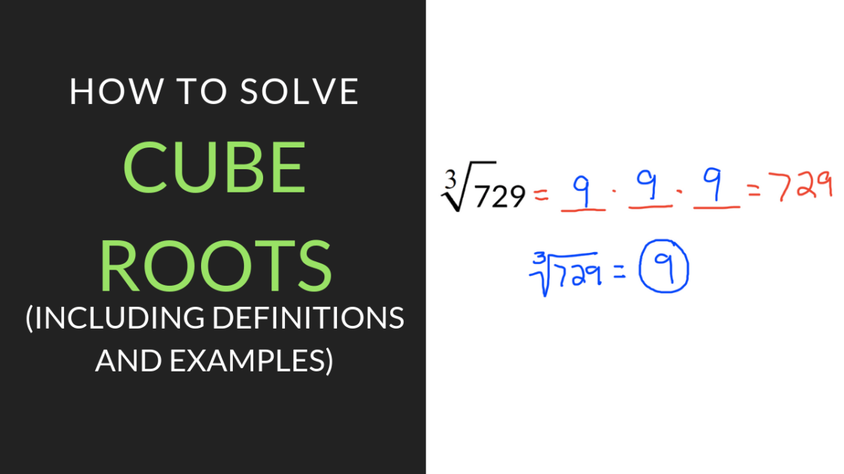 Simplifying Cube Roots Worksheet