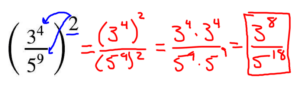 Power of a Quotient Solution