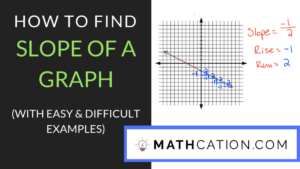 How to find the Slope of a Graph