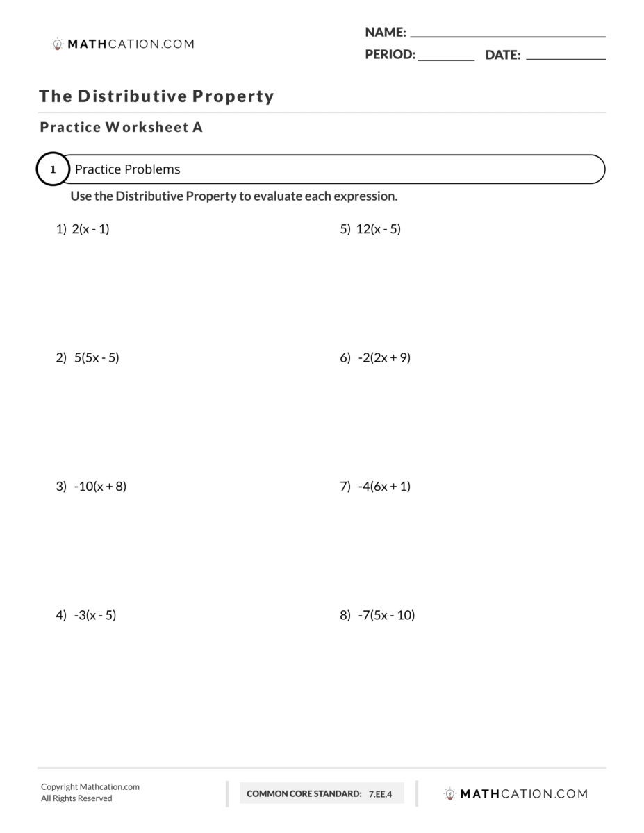 distributive-property-worksheet-formula-and-definition