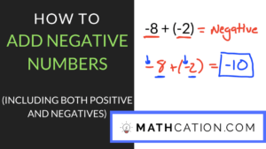 Adding Negative Numbers