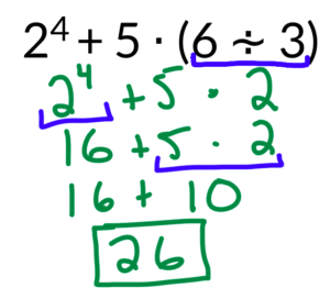 Order of Operations Solution