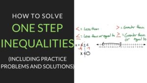 One Step Inequalities
