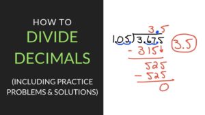 How to Divide Decimals