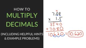 How to Multiply Decimals