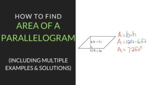 How to find Area of a Parallelogram