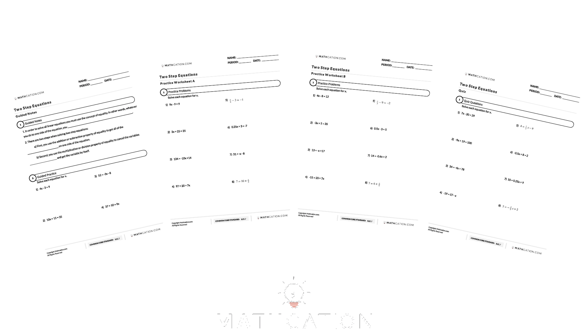 Mathcation Resources