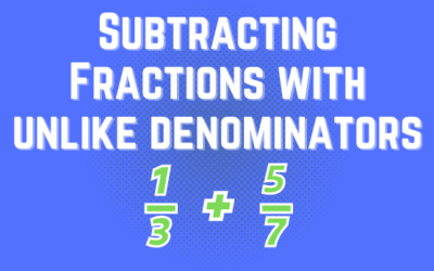 Subtracting Fractions with Different Denominators Quiz